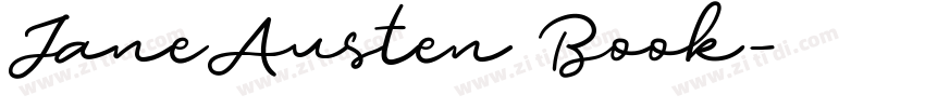 JaneAusten Book字体转换